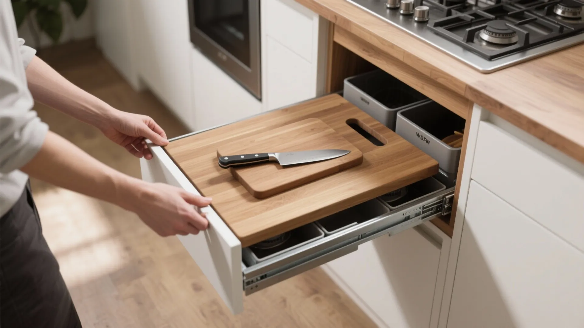 Pull-out prep stations