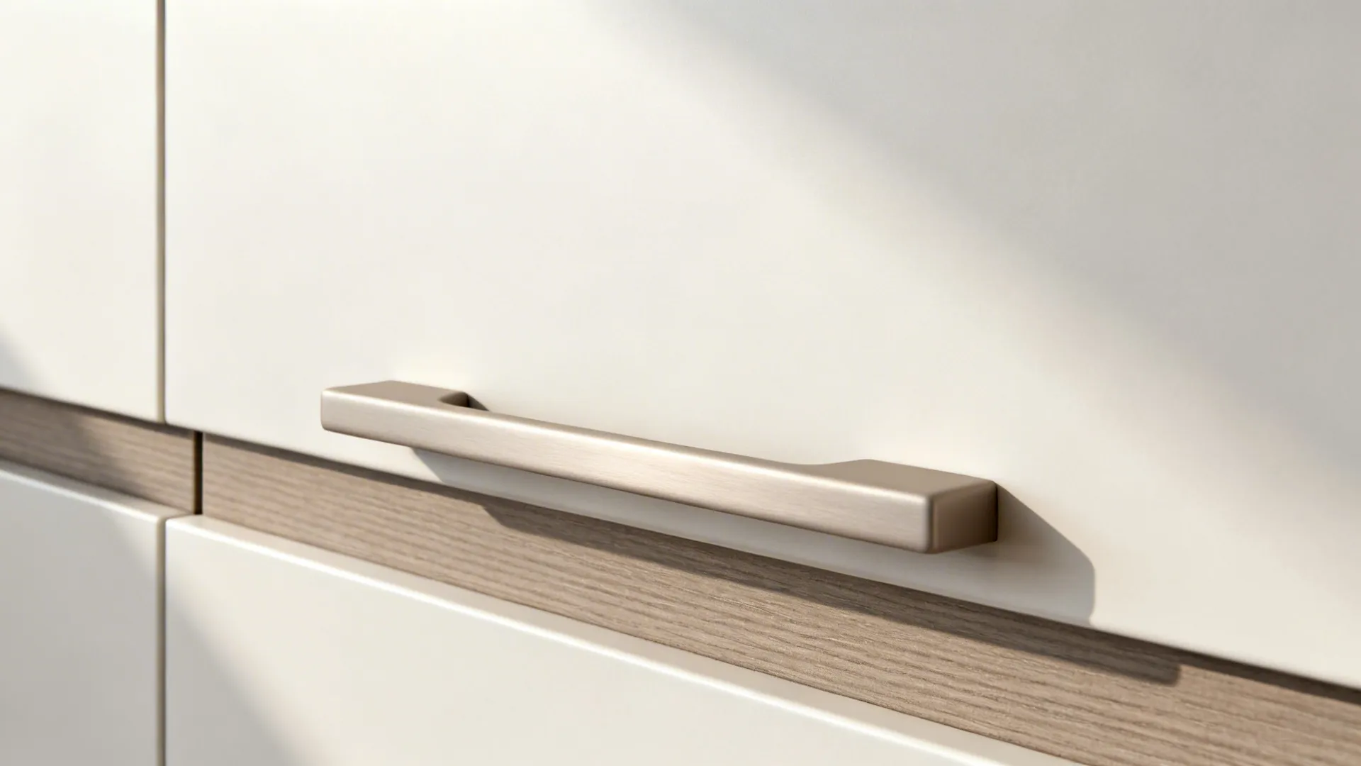 Minimalist Cabinetry with Integrated Pulls