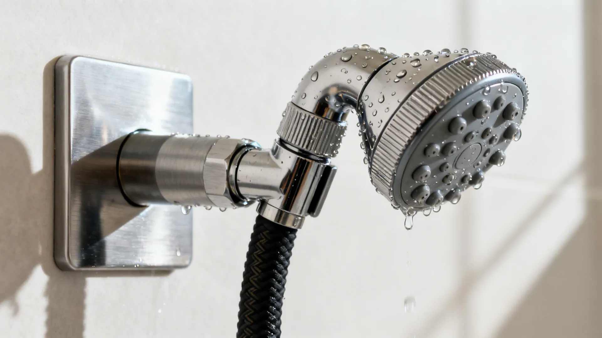 Industrial Pull-Down Wall-Mounted Tap