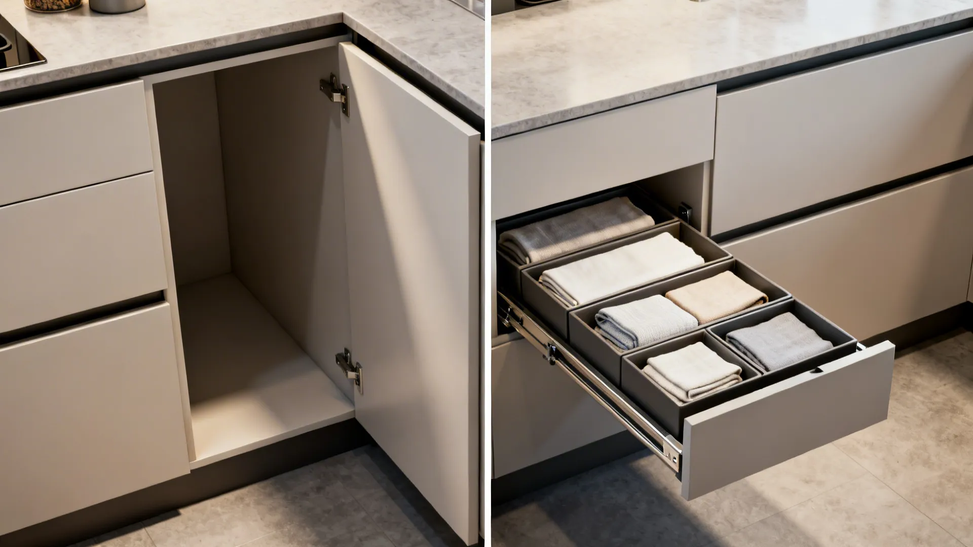 Slim Pantry Pull-Out for Linens