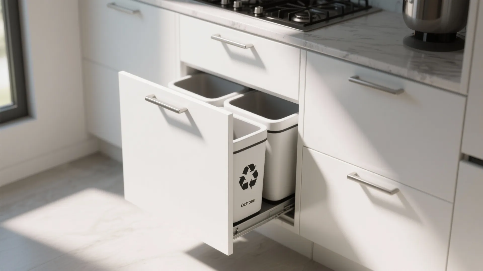 6. Pull-Out Waste & Recycling Bins