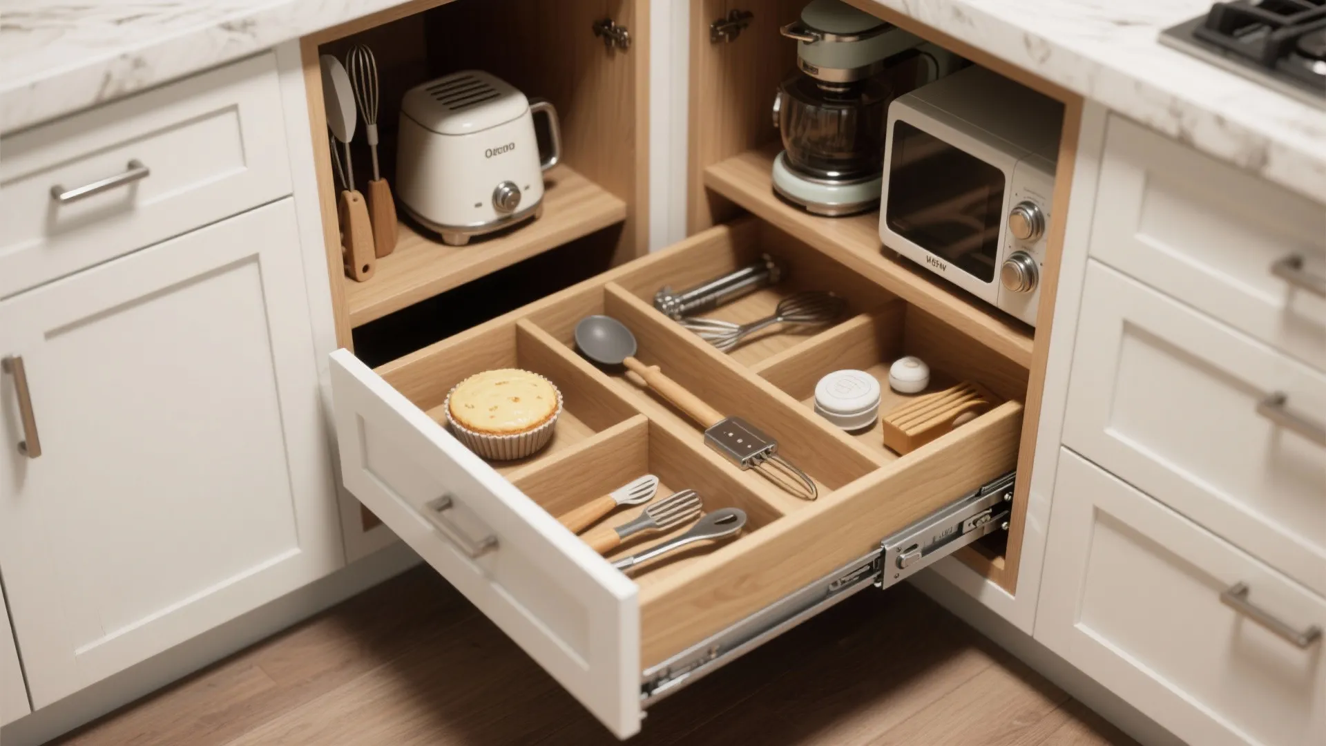 3. Pull-out blind corner units