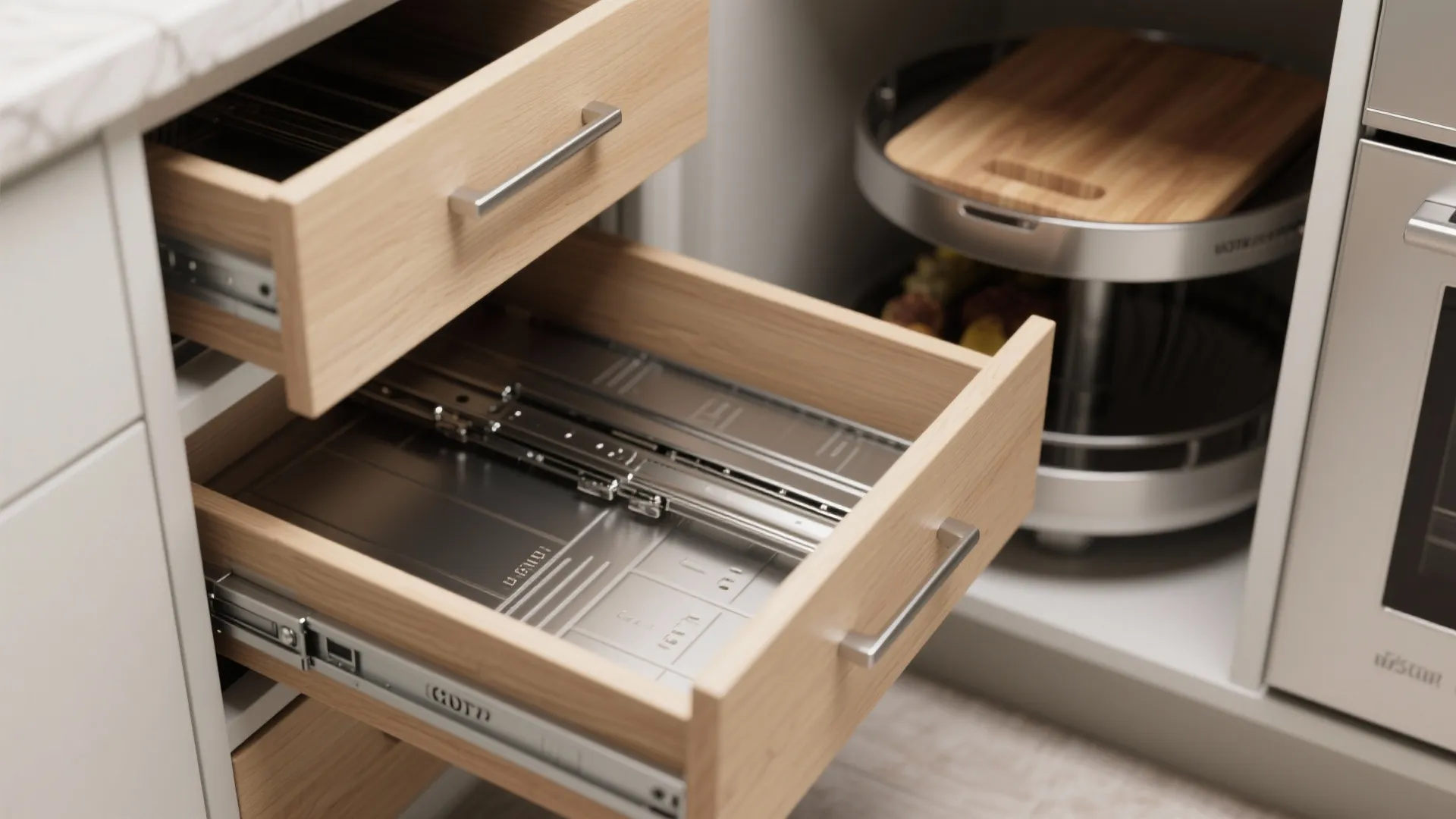 4. Pull-out solutions over bulky fixed fixtures