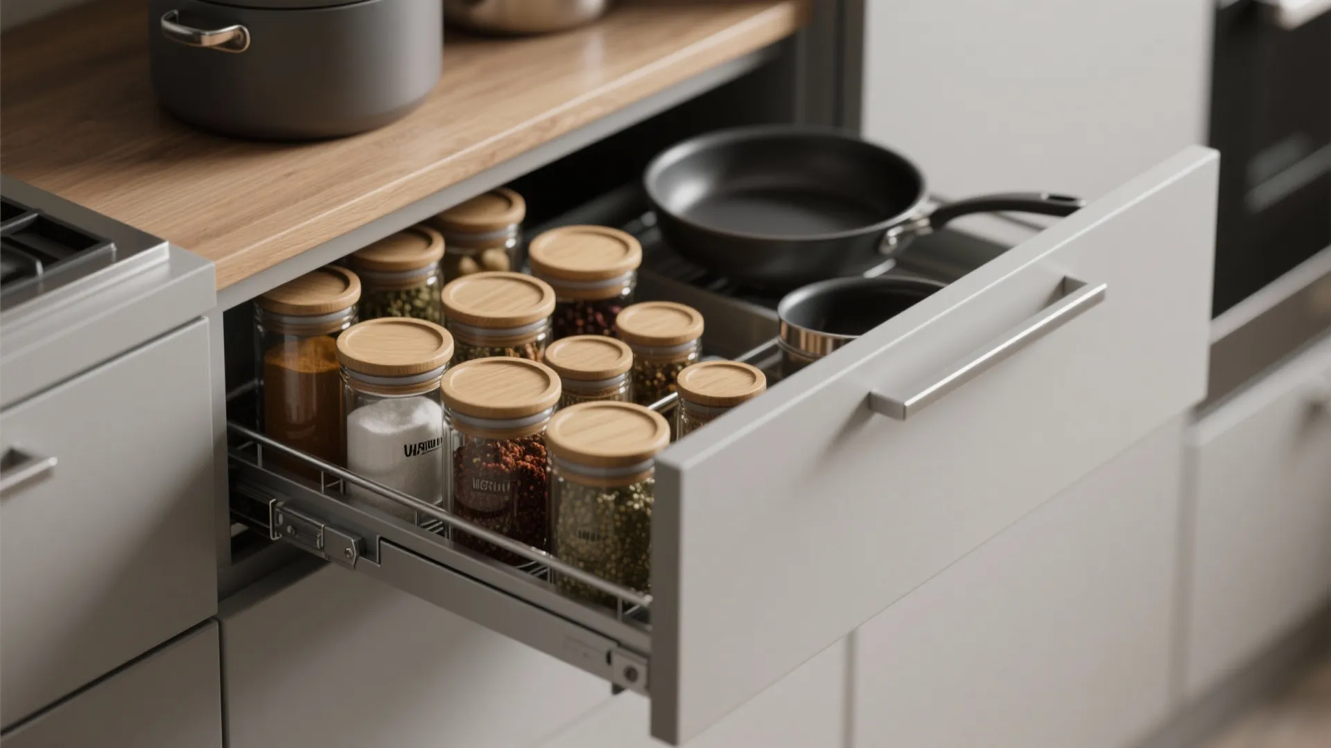 Minimalist Kitchen Storage that Works