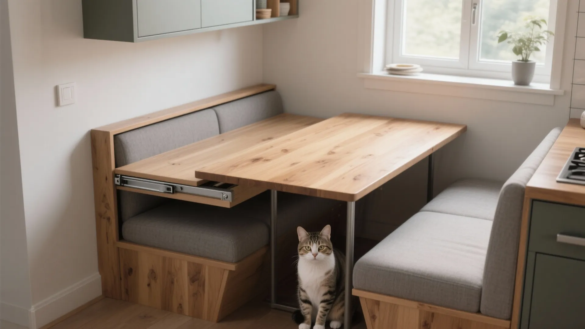 Pull-Out Dining Tables: 5 Small-Space Ideas: Creative, practical pull-out dining ideas I’ve used in tiny homes and apartments