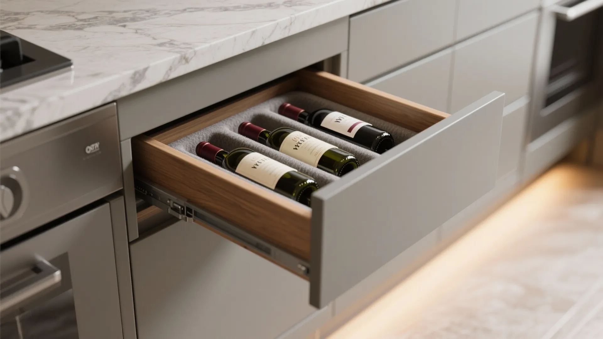 2. Pull-out drawer inserts