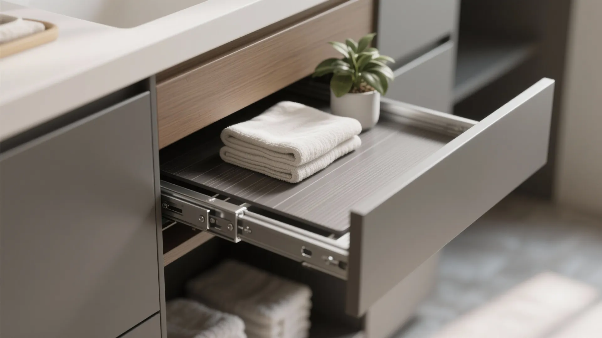 2. Pull-out Folding Shelf