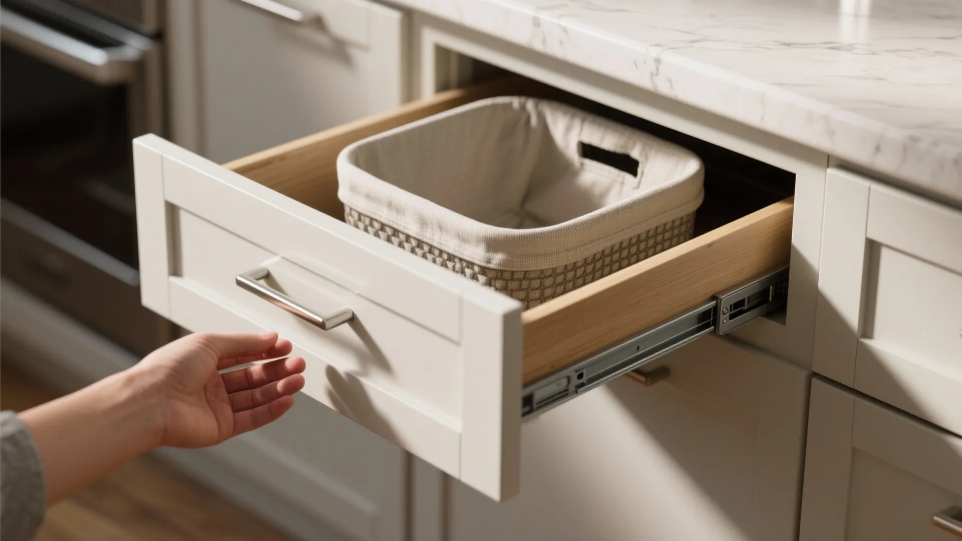 2. Pull-out drawer hampers