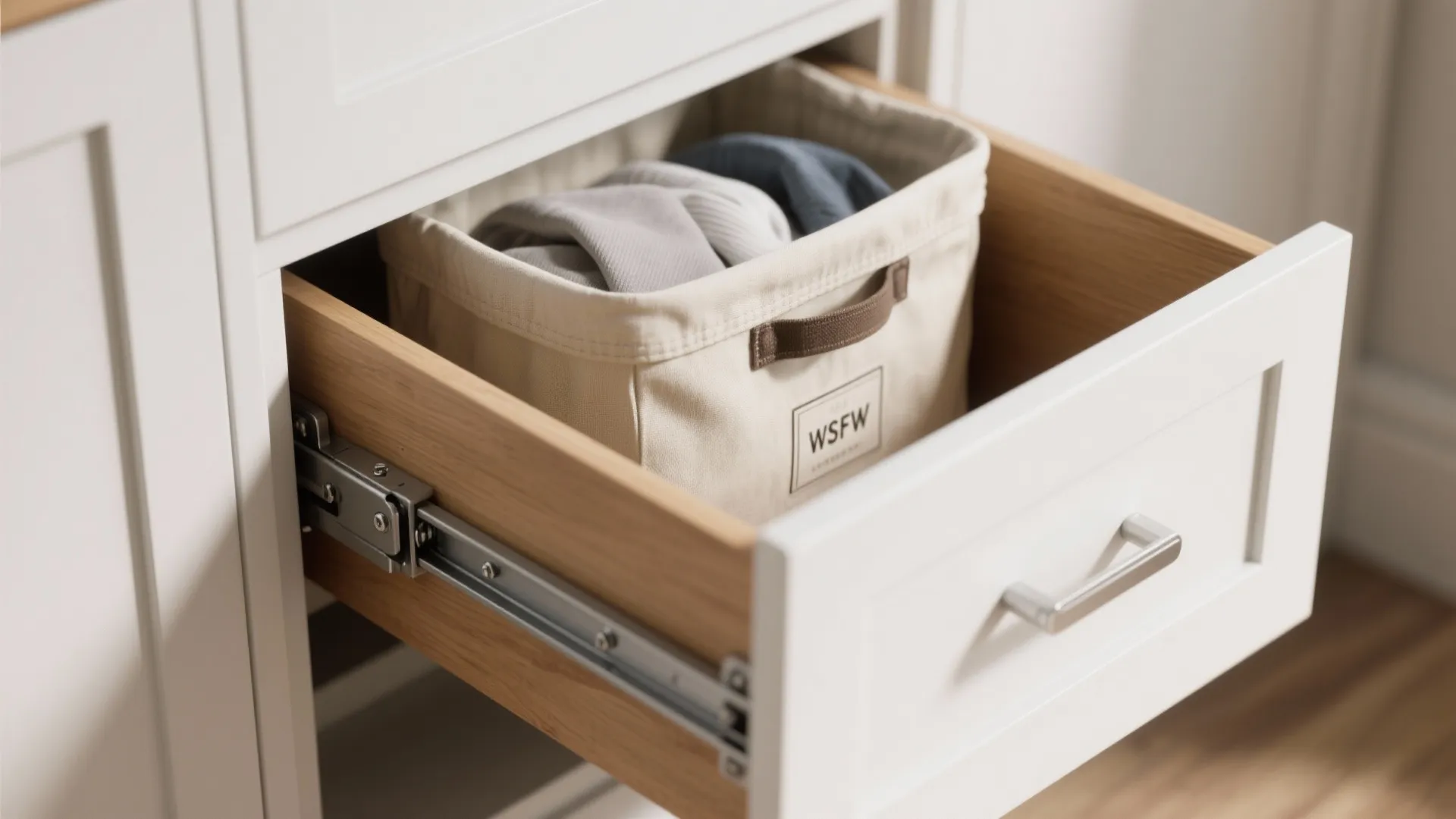 2. Pull-out hamper drawers