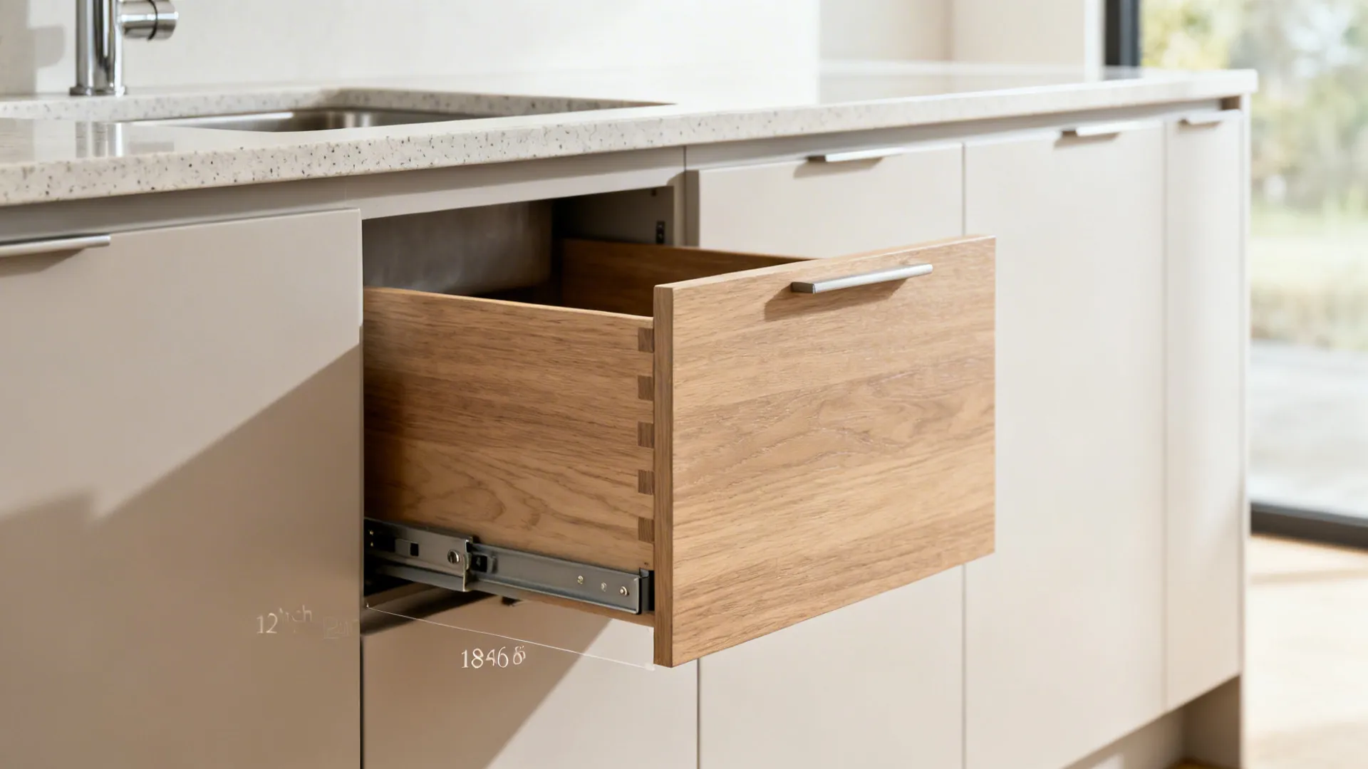 Minimalist Storage with 18"-Deep Base Cabinets