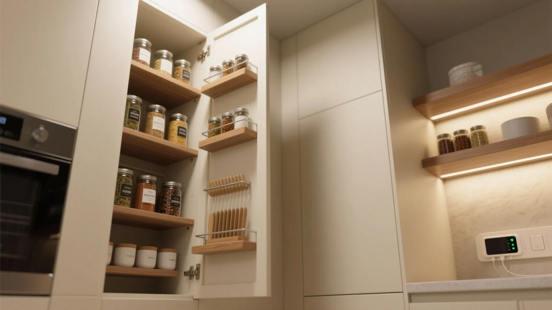 1. Pull-out Pantry That Feels Custom