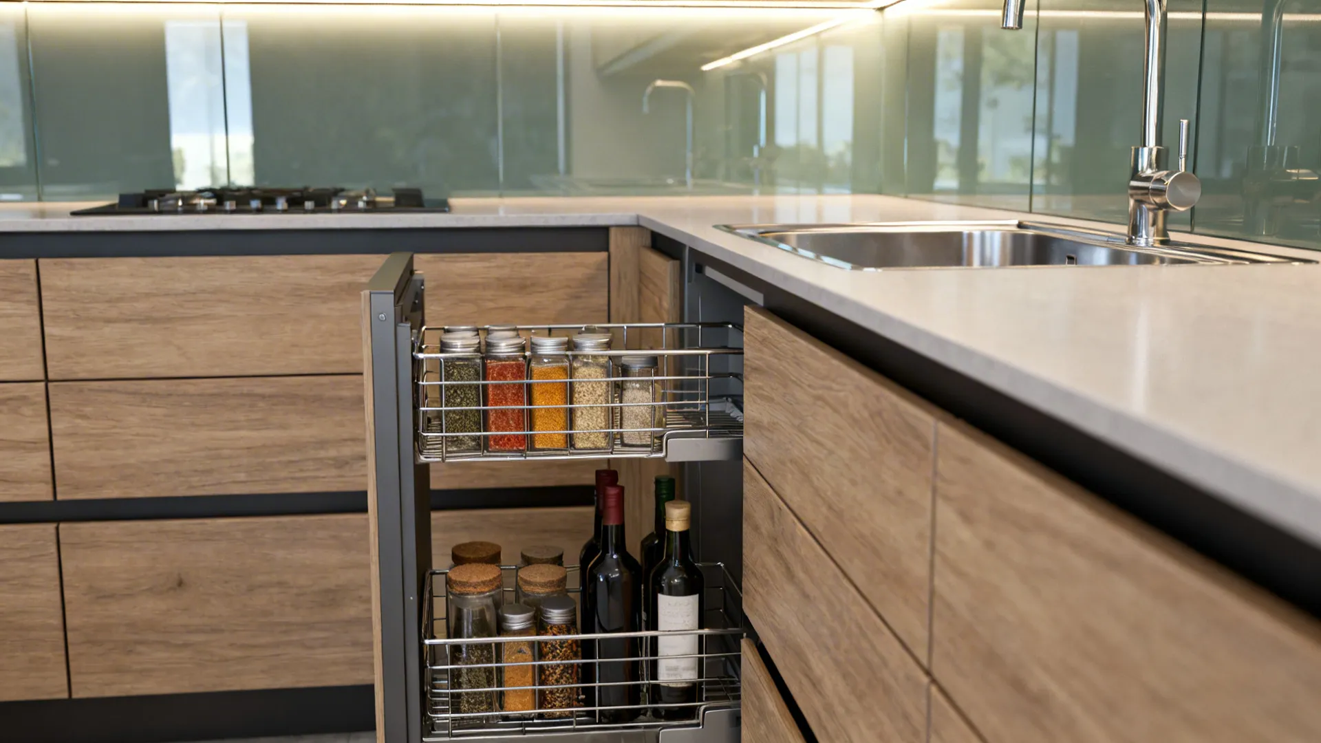 Micro-zoning: prep, cook, clean in a footprint