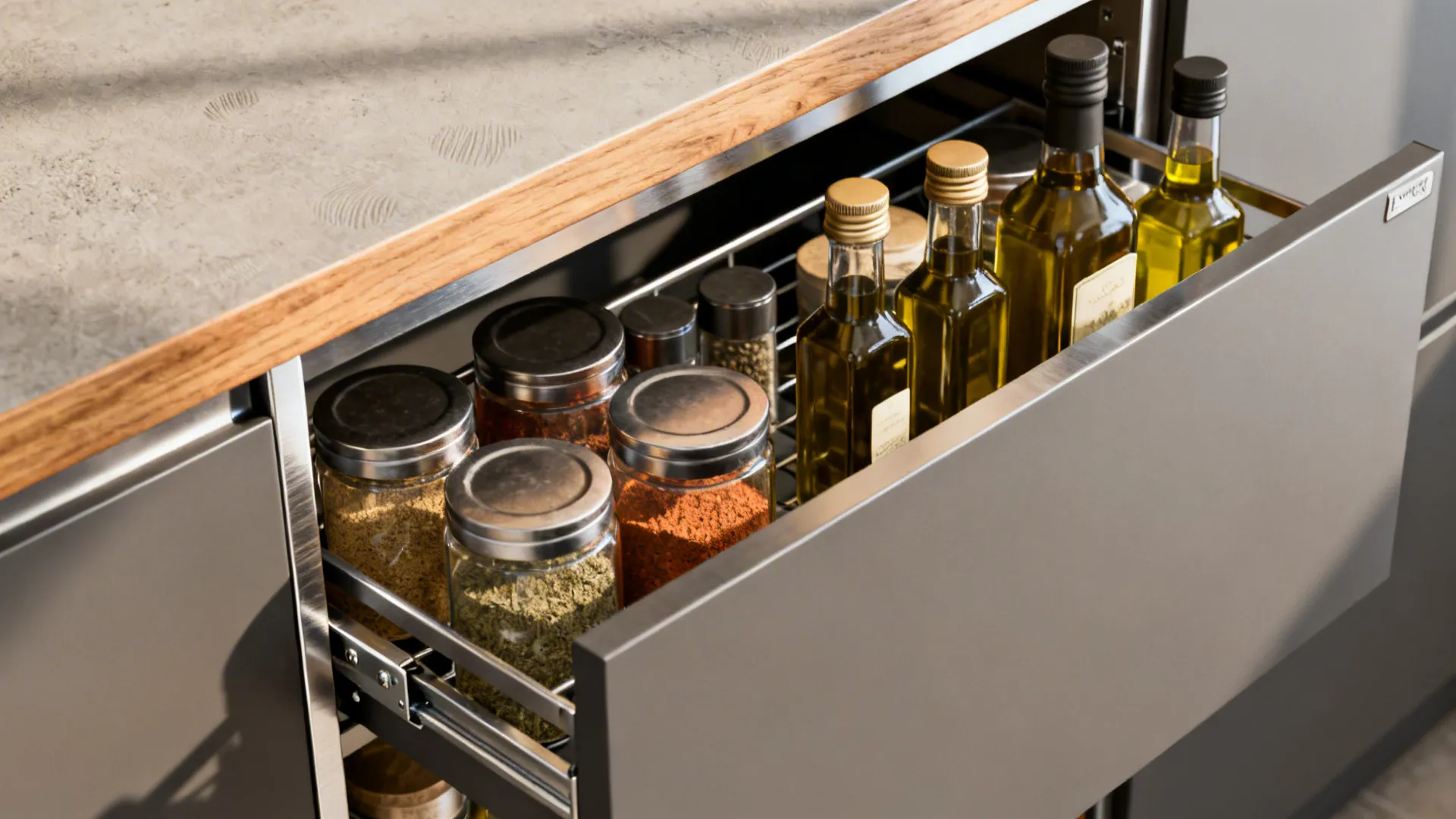 1) Minimalist Storage That Hides the Chaos