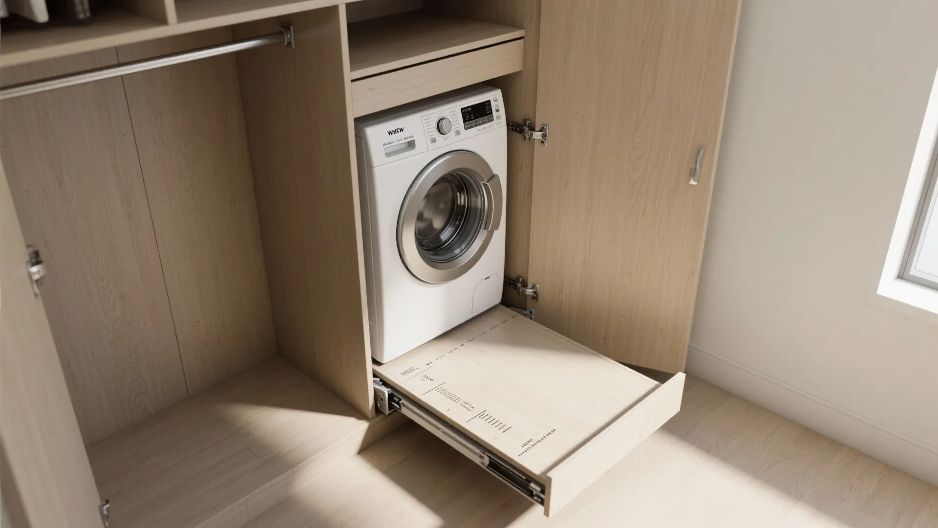 3. Closet with Pull-Out Utilities