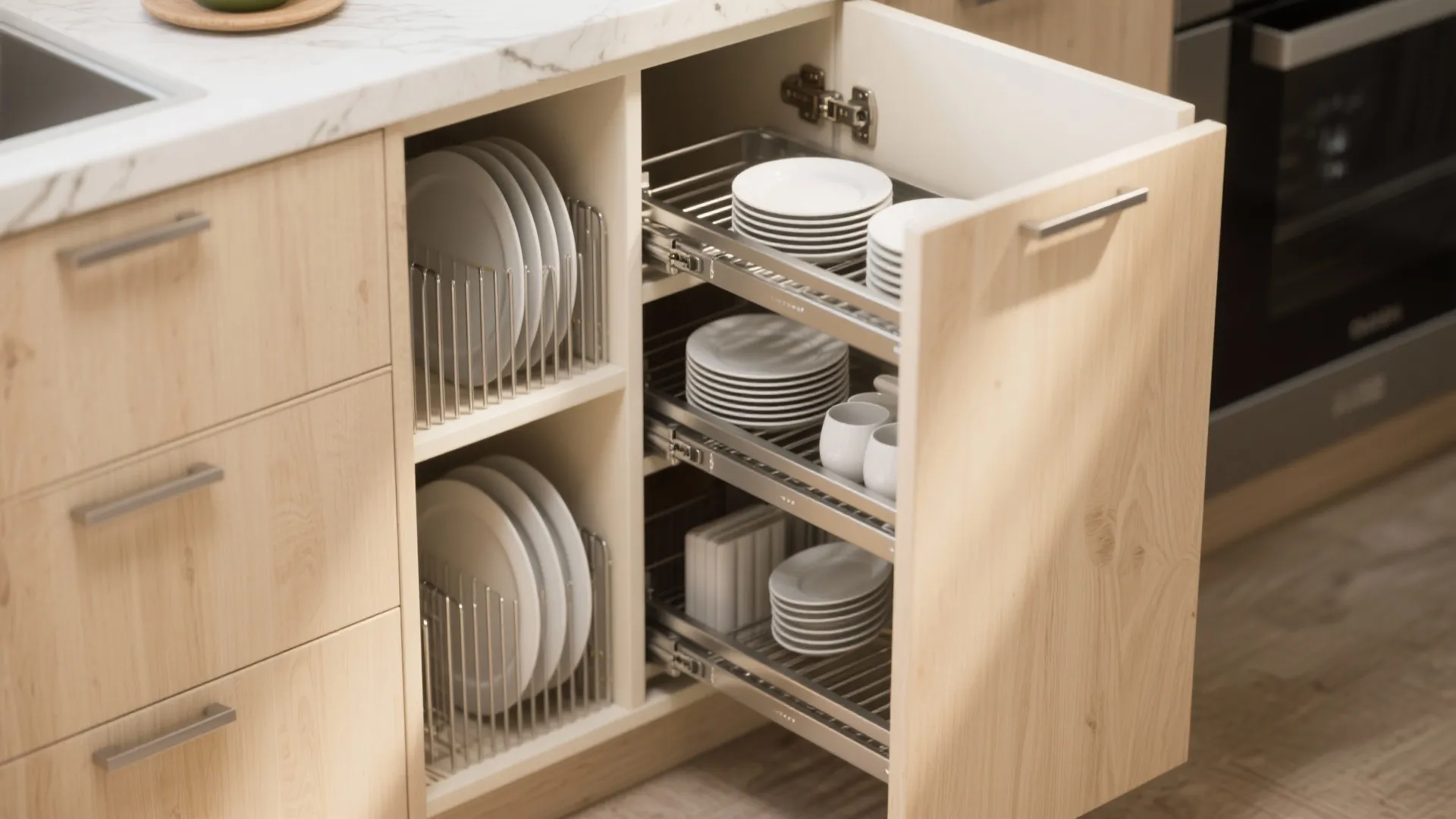 5. Maximize storage with pull-outs and vertical solutions