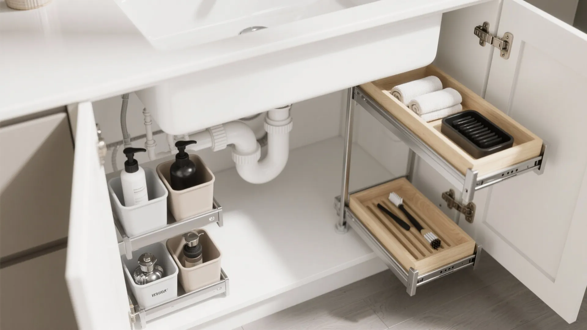 Pull-Out Organizers and Under-Sink Systems