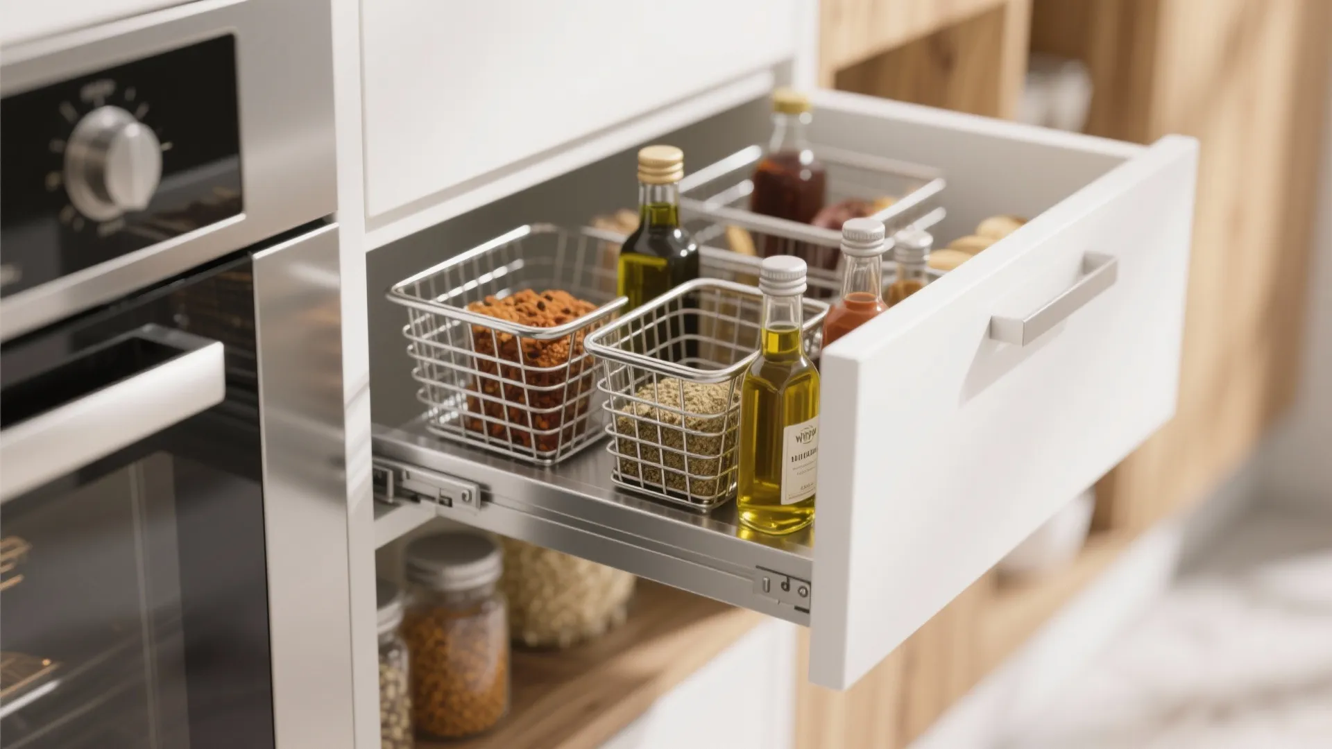 Minimalist kitchen storage that breathes