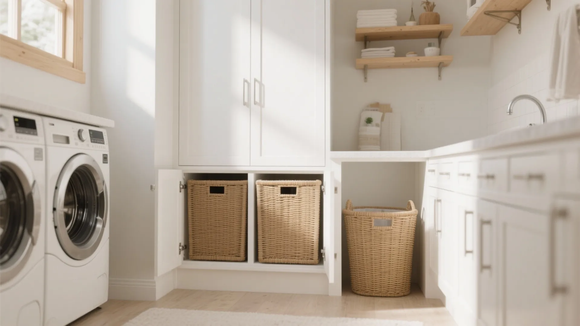 Tip 5: Hideaway hampers