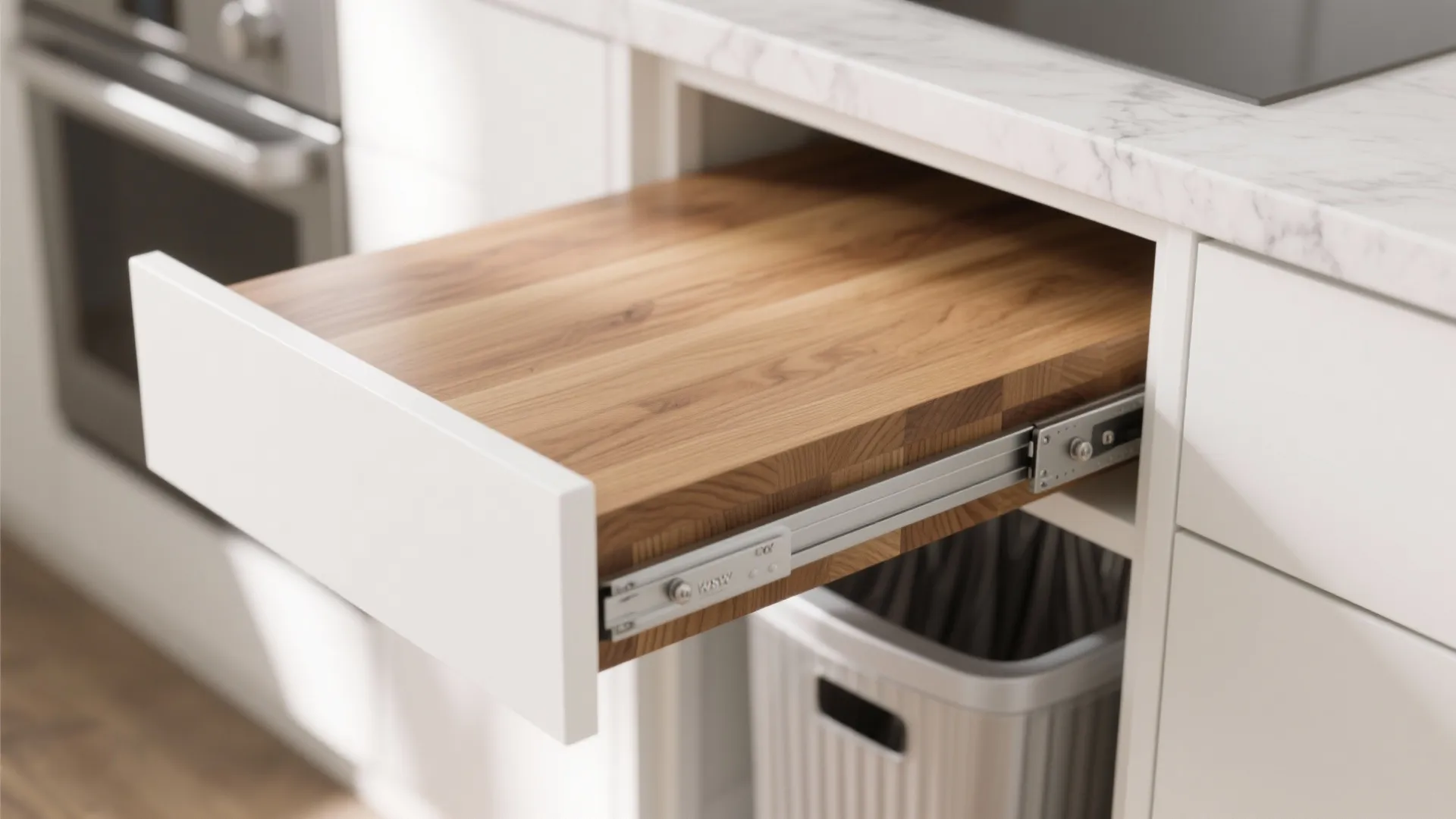 Compact Appliances and a Discreet Prep Station