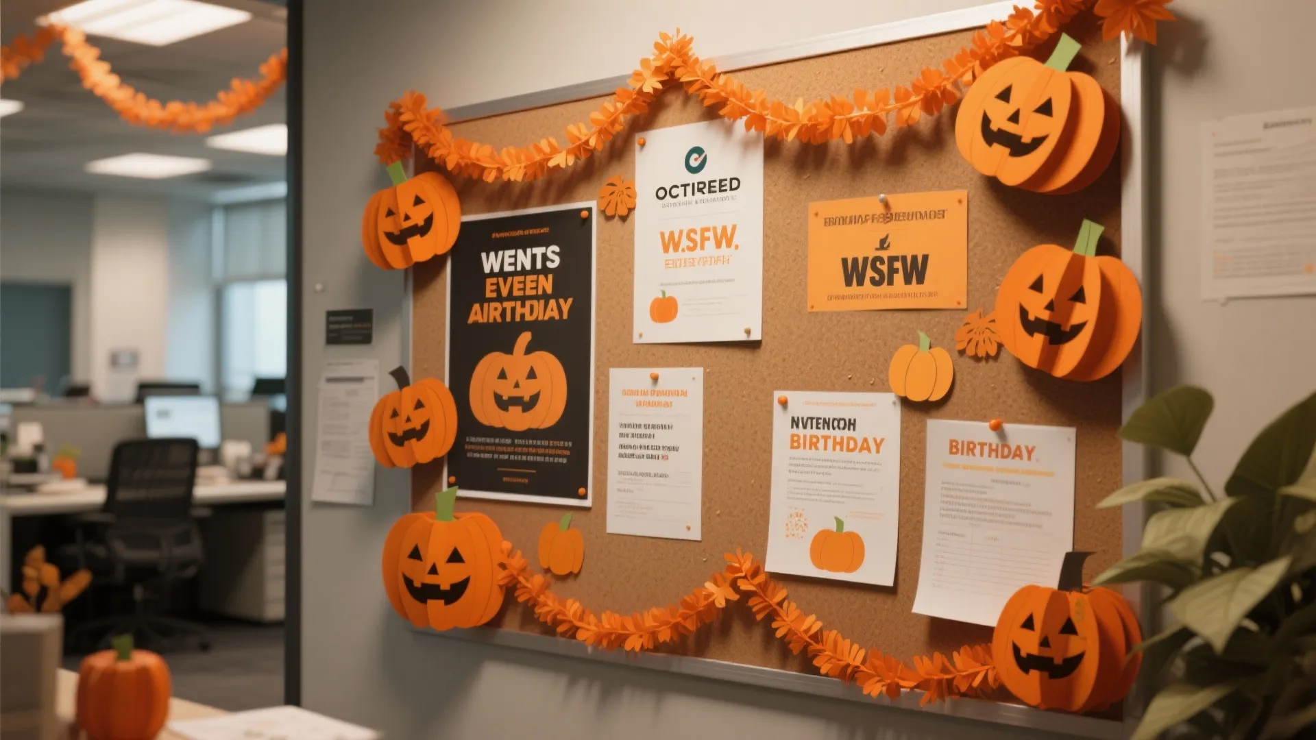 6. Pumpkin Patch Event Board