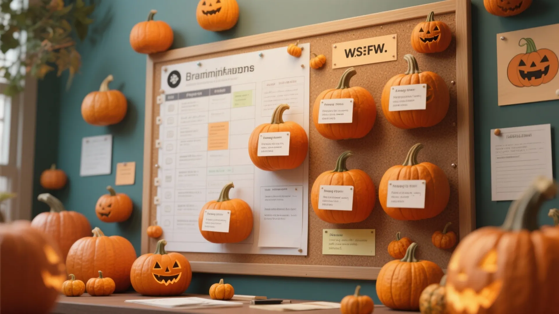 7. Pumpkin Patch Planning Board