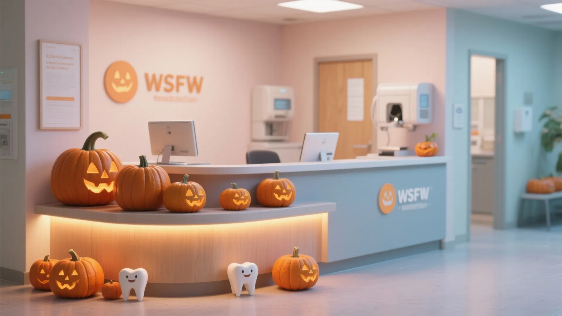 1. Welcoming, not terrifying reception theme