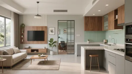 5 Design Ideas for a 2 BHK Flat in Pune Wakad