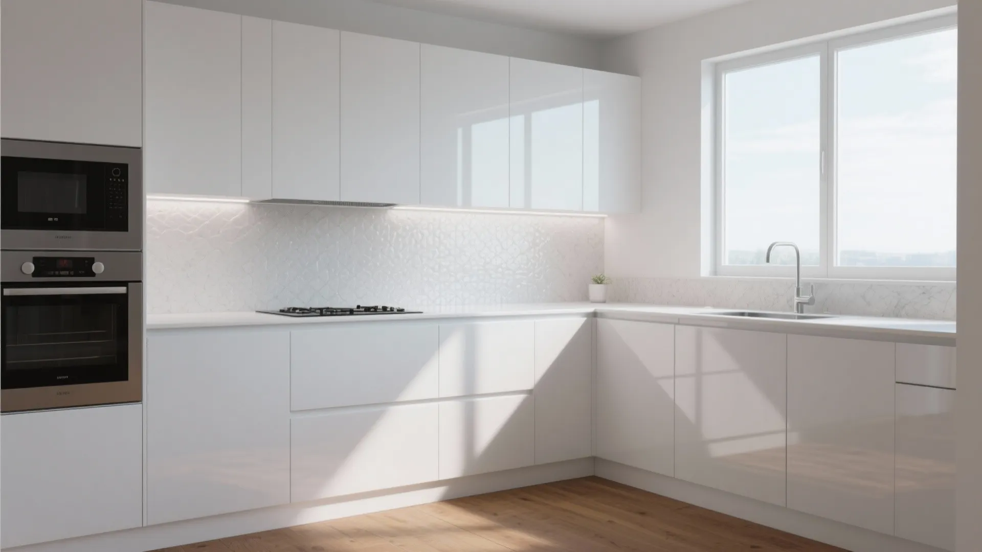 2. Pure Bright White for Modern Minimalism