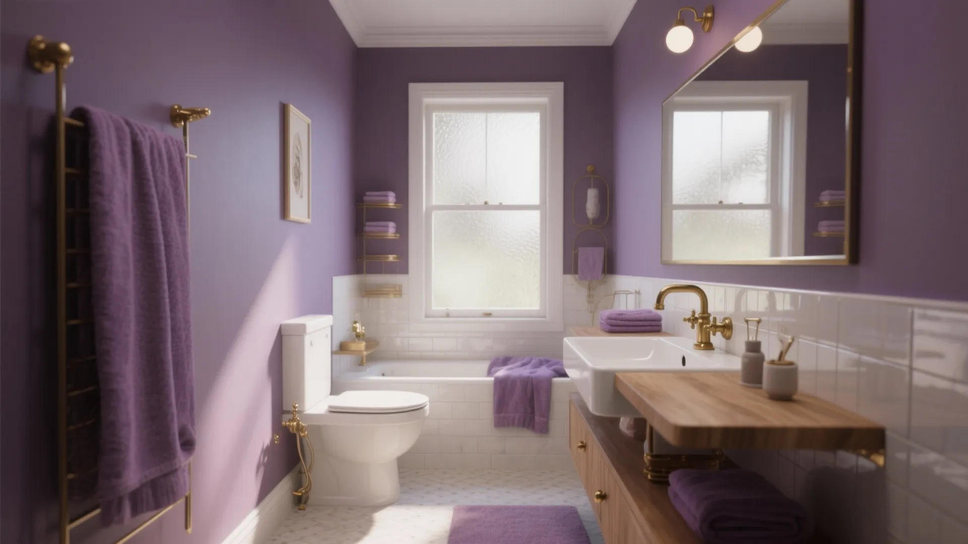 Purple Bathroom Wall Decor: 5 Inspiring Ideas: Creative, practical purple bathroom wall decor ideas I use in small and large bathrooms — with budget tips and real-case lessons.