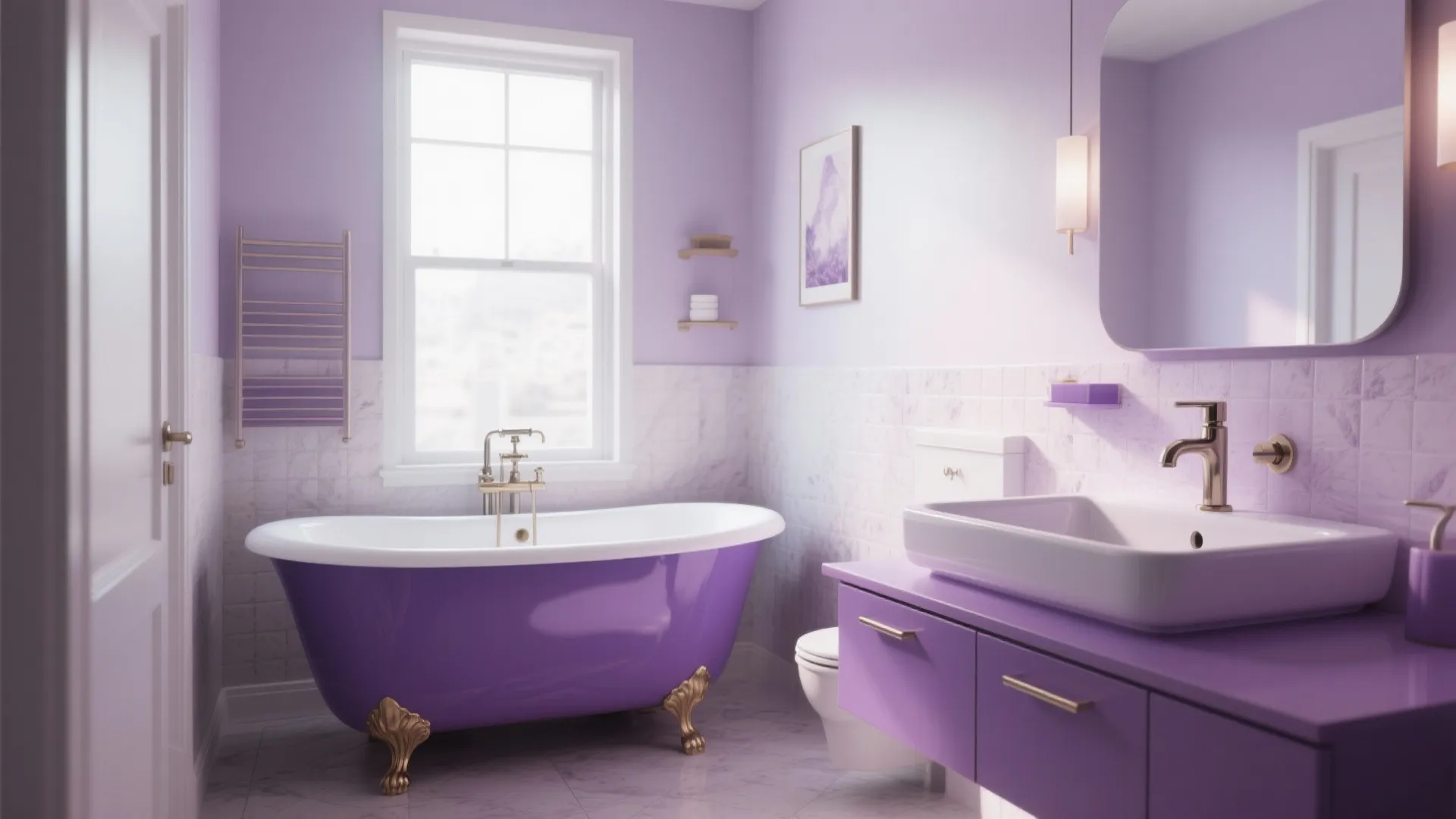 10. Purple Fixtures