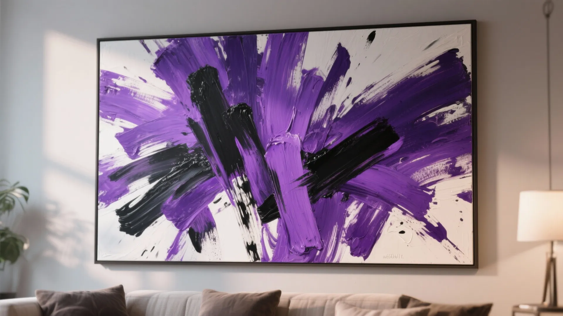 10. Artwork That Blends Both Colors