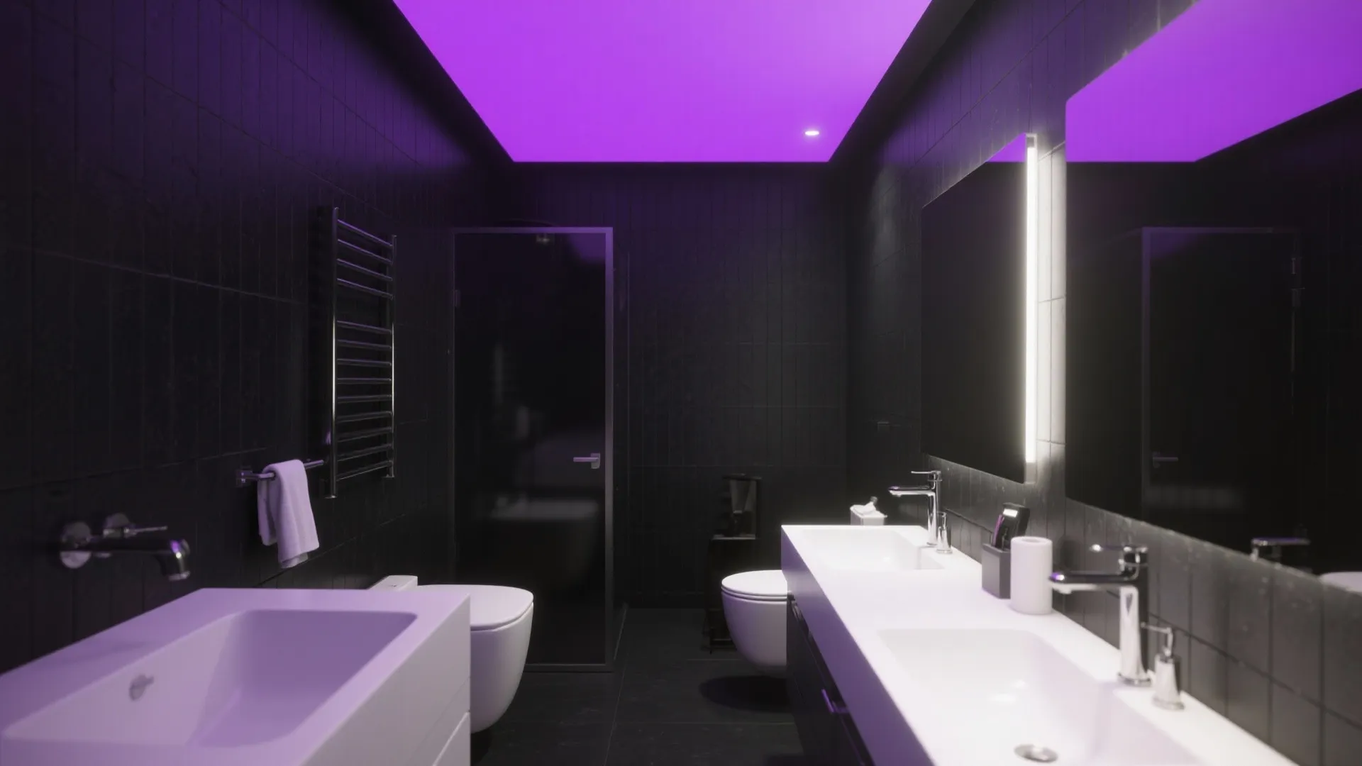 7. Purple Ceiling for a Surprise Pop