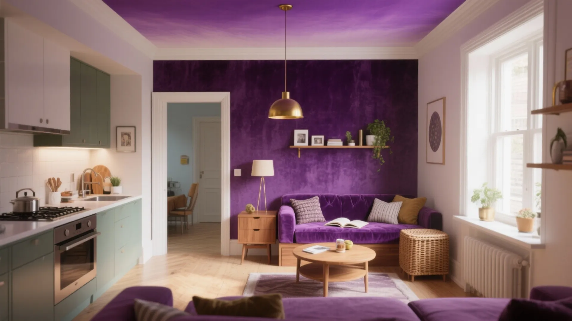 Purple Room Paint: 5 Creative Ideas: Tiny rooms, bold purples — five practical inspirations to make purple paint sing in your home
