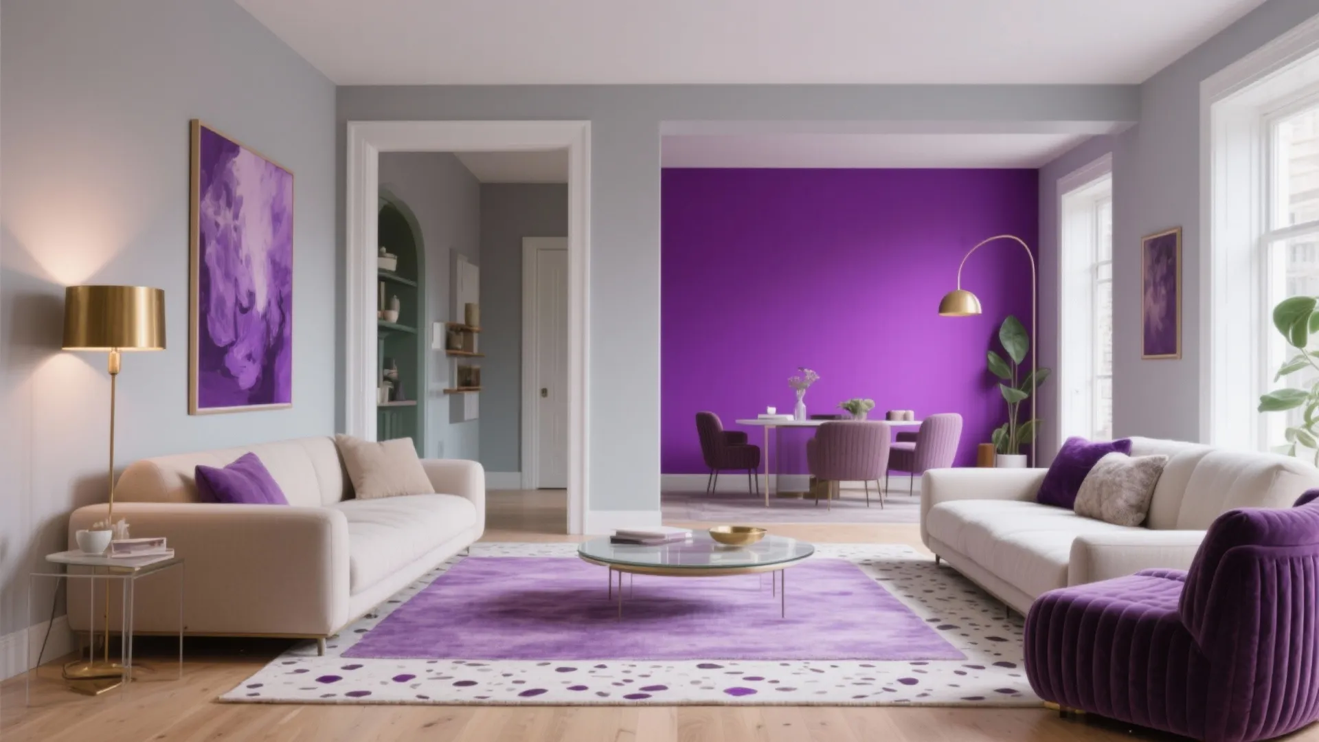 Room Colour Combination with Purple: Vibrant Ideas for Every Space