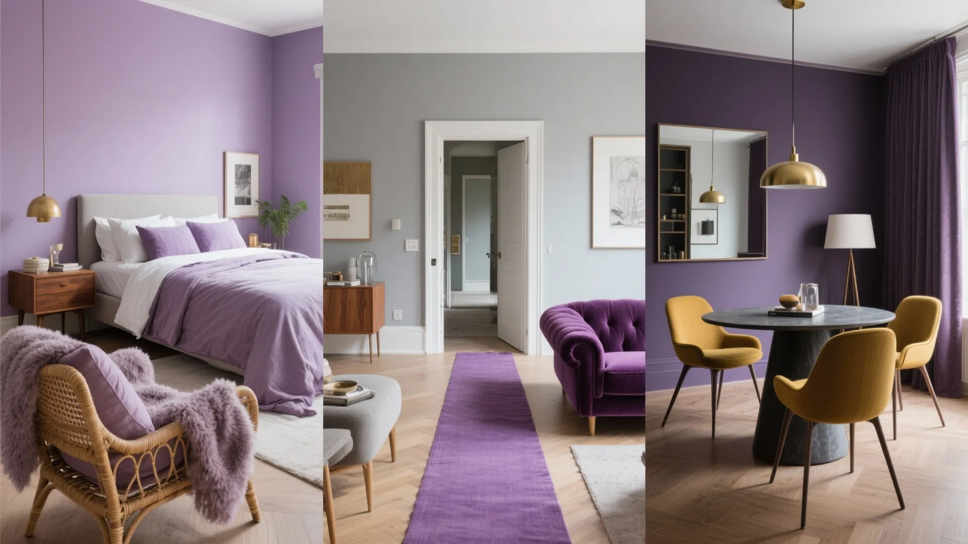 Room Colour Combination with Purple: Stylish Pairing Ideas: Fast-Track Guide to Chic Purple Room Combinations in 1 Minute