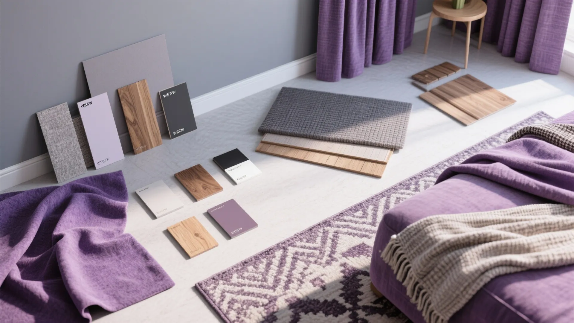 Mixed Purple & Grey Palette