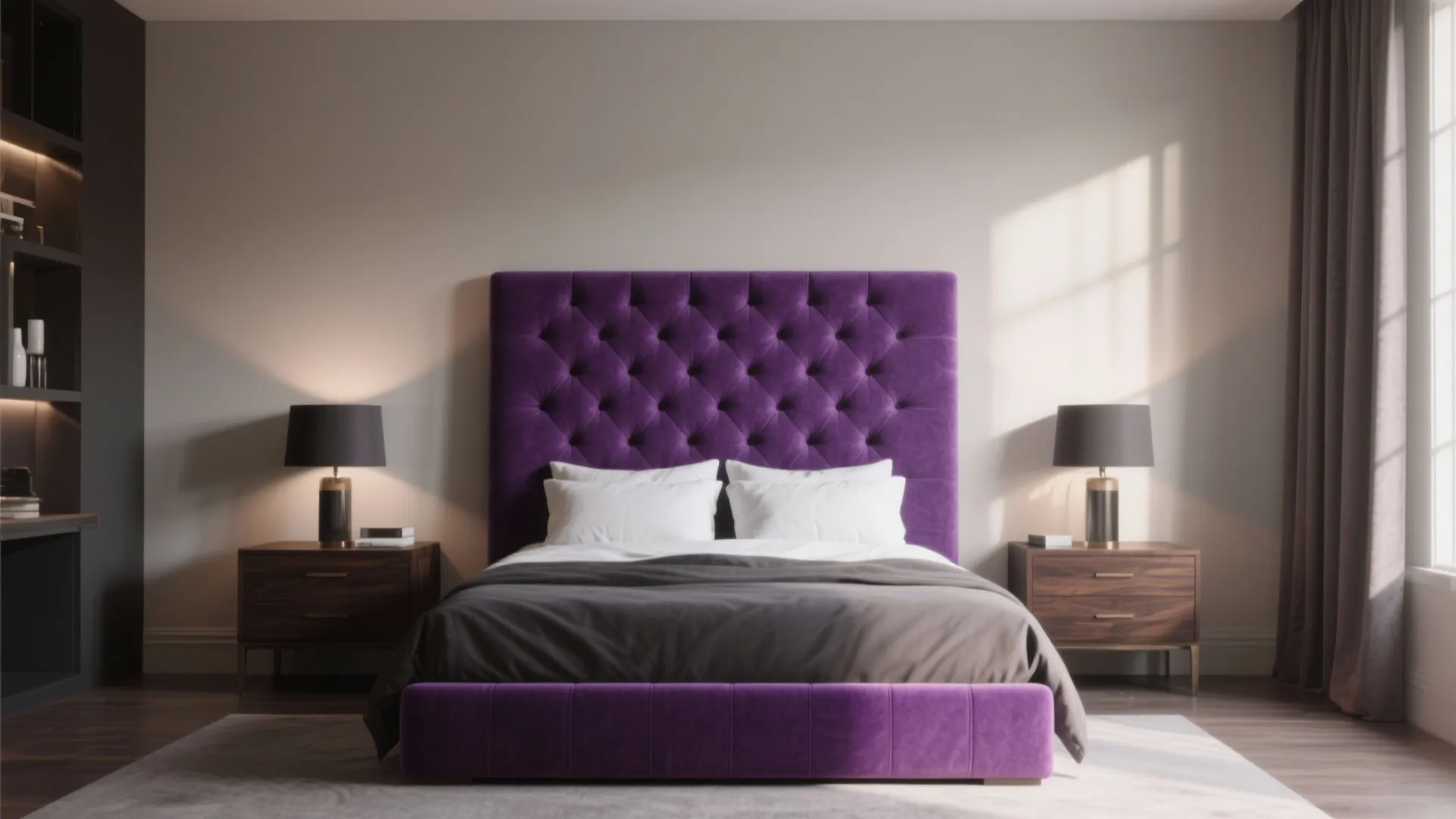 10. Purple Headboard Statements