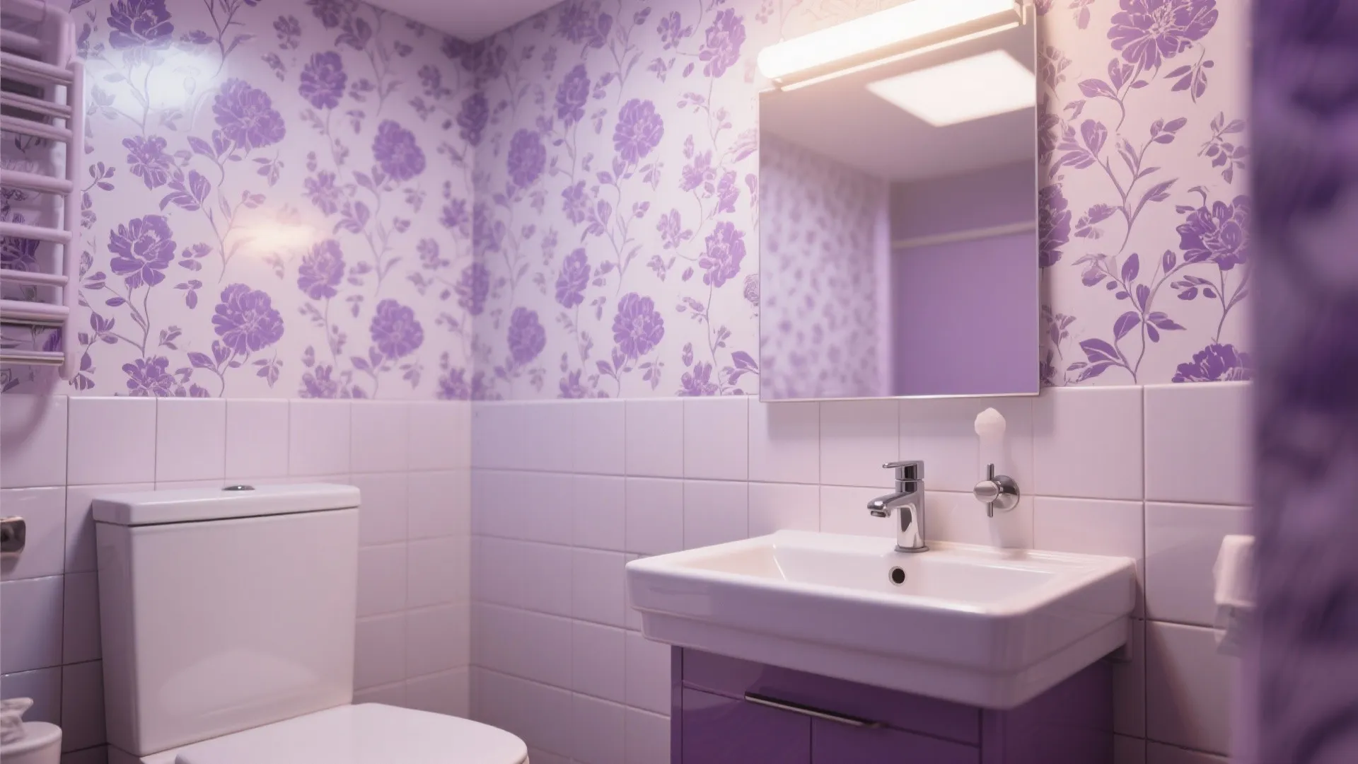 7. Patterned Wallpaper