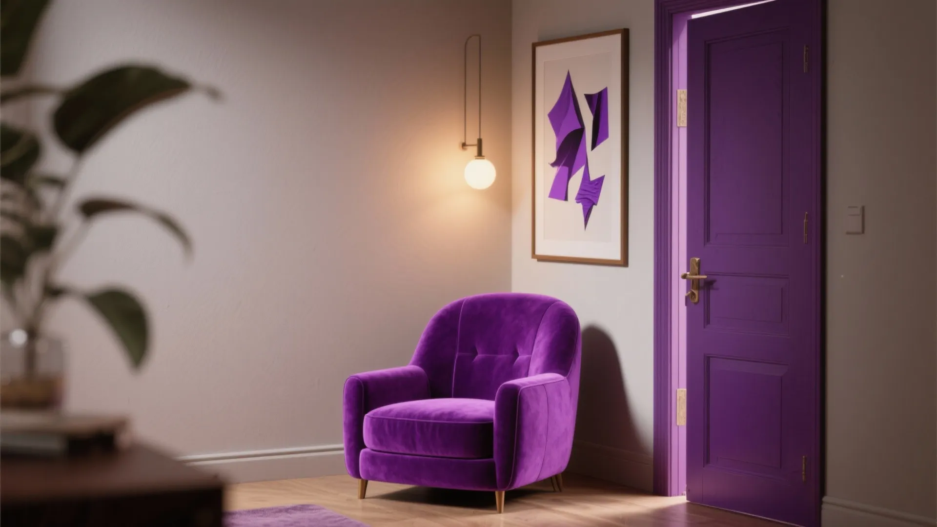 4. Purple as a Pop, Not a Flood