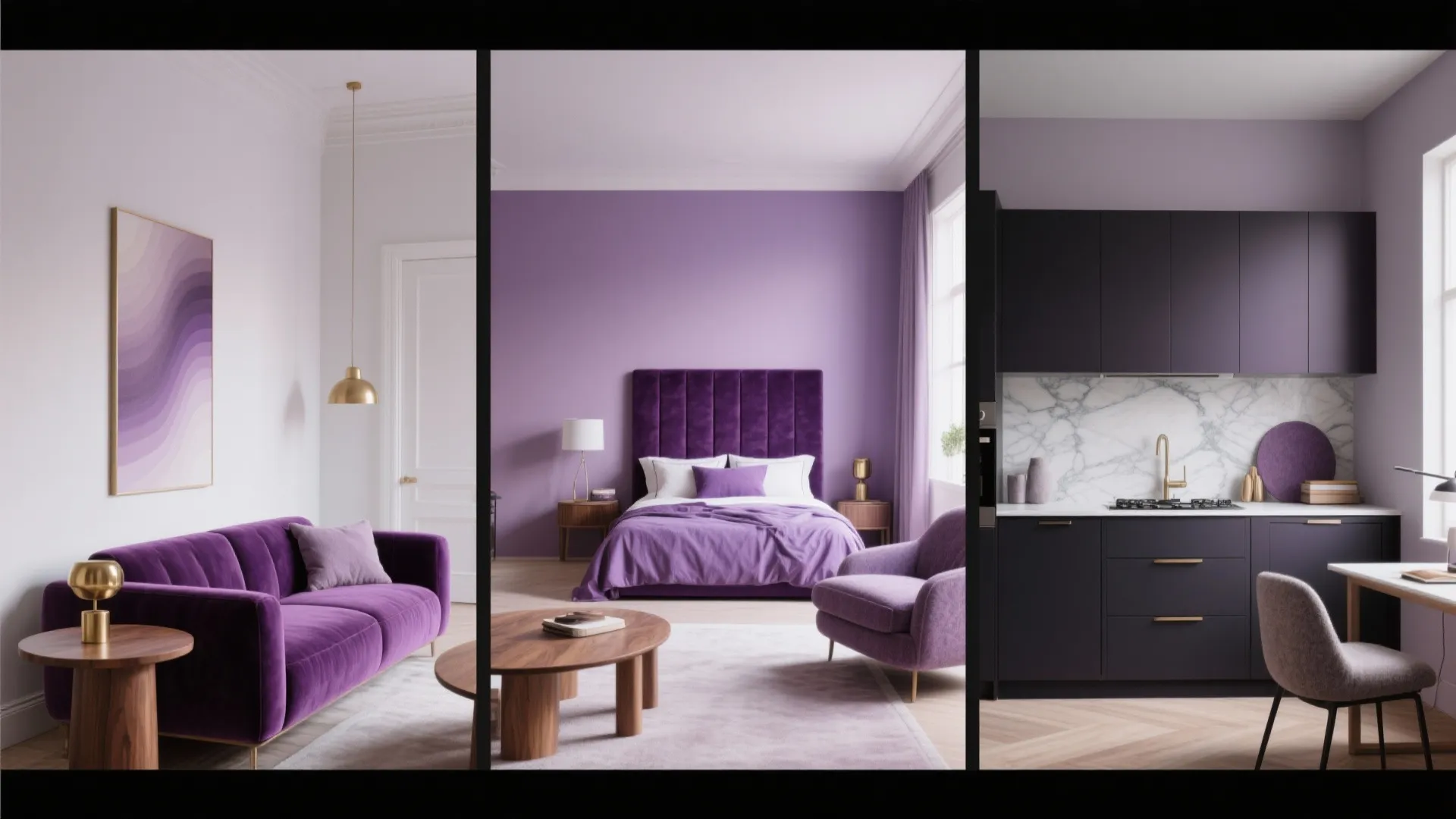 Purple Colour Room Design: Creative Ideas for Every Space: 1 Minute to Reinvent Your Space with Purple Color Room Design
