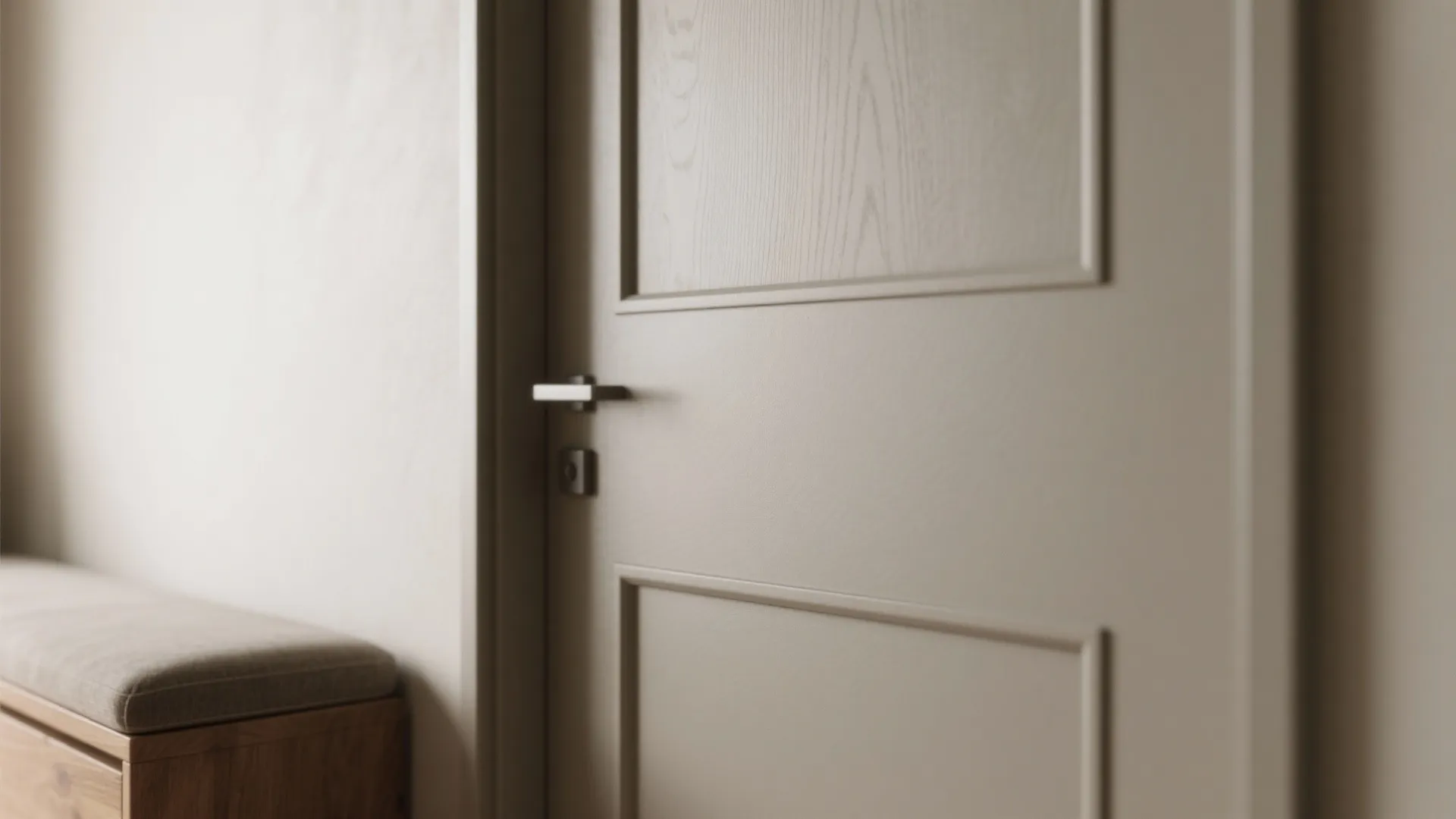 Minimalist Hallway Storage That Disappears