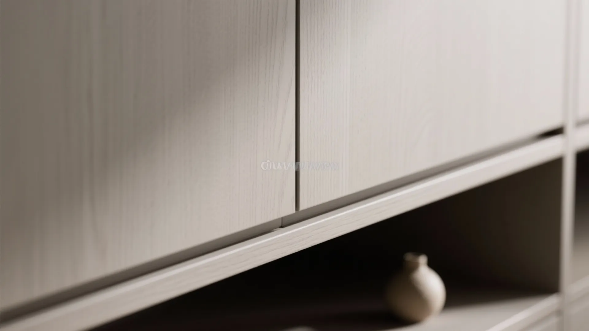 Minimalist storage for a calmer living-dining