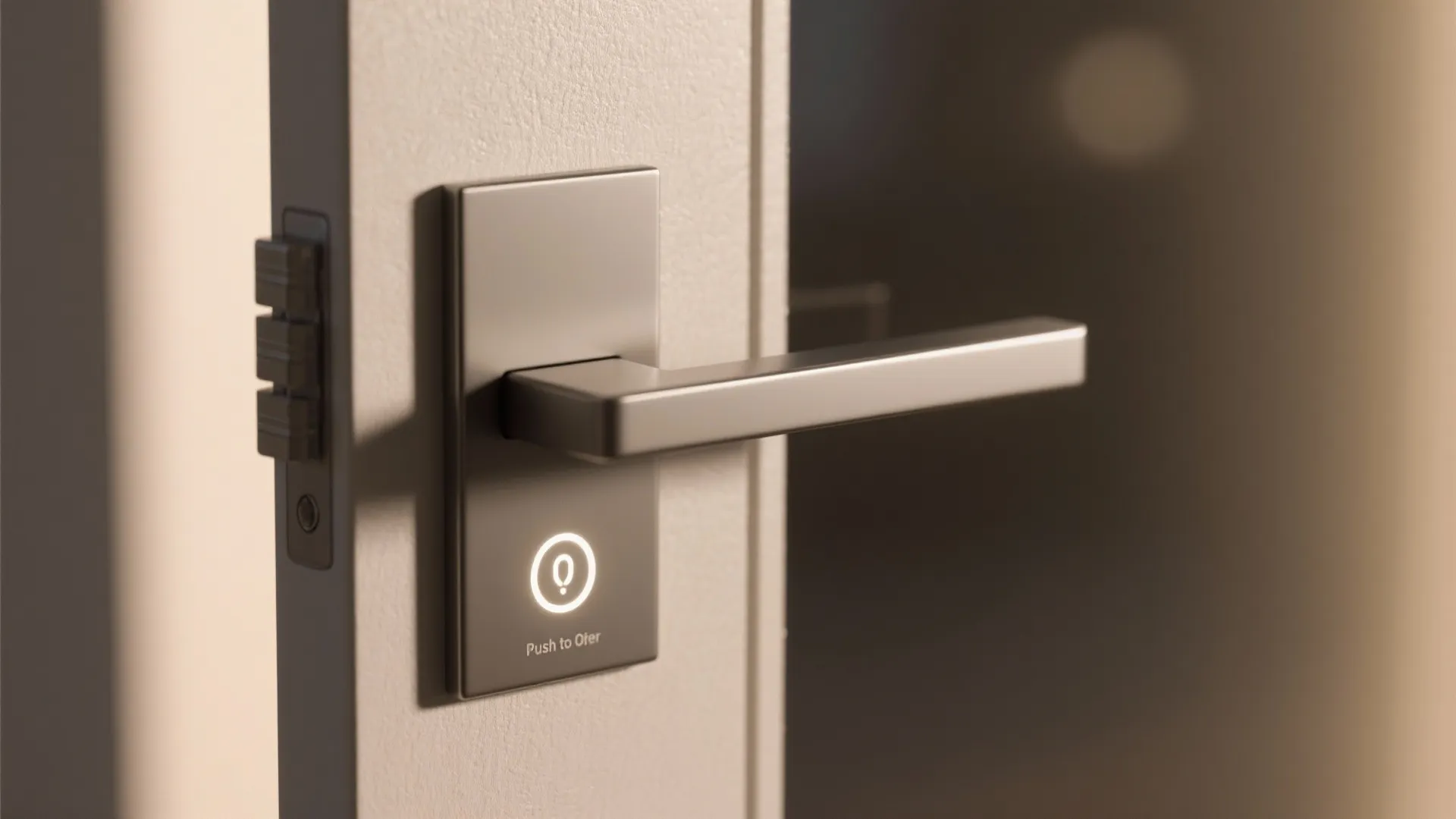 5. Handle-less Push-to-Open Mechanism with Indicator