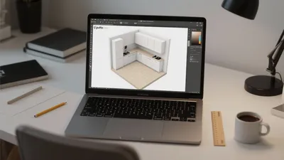 Modern Home Office with Kitchen Design Software