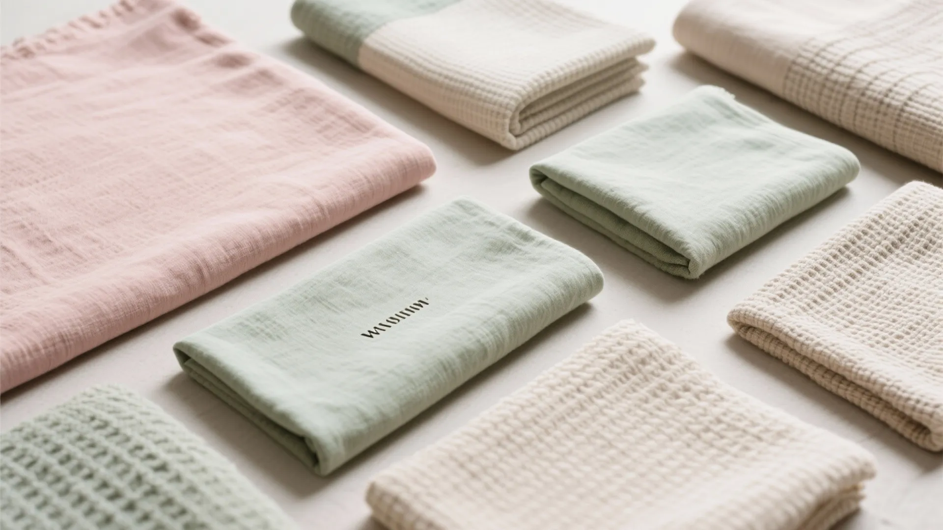 Layered Putty and Pastel Textiles