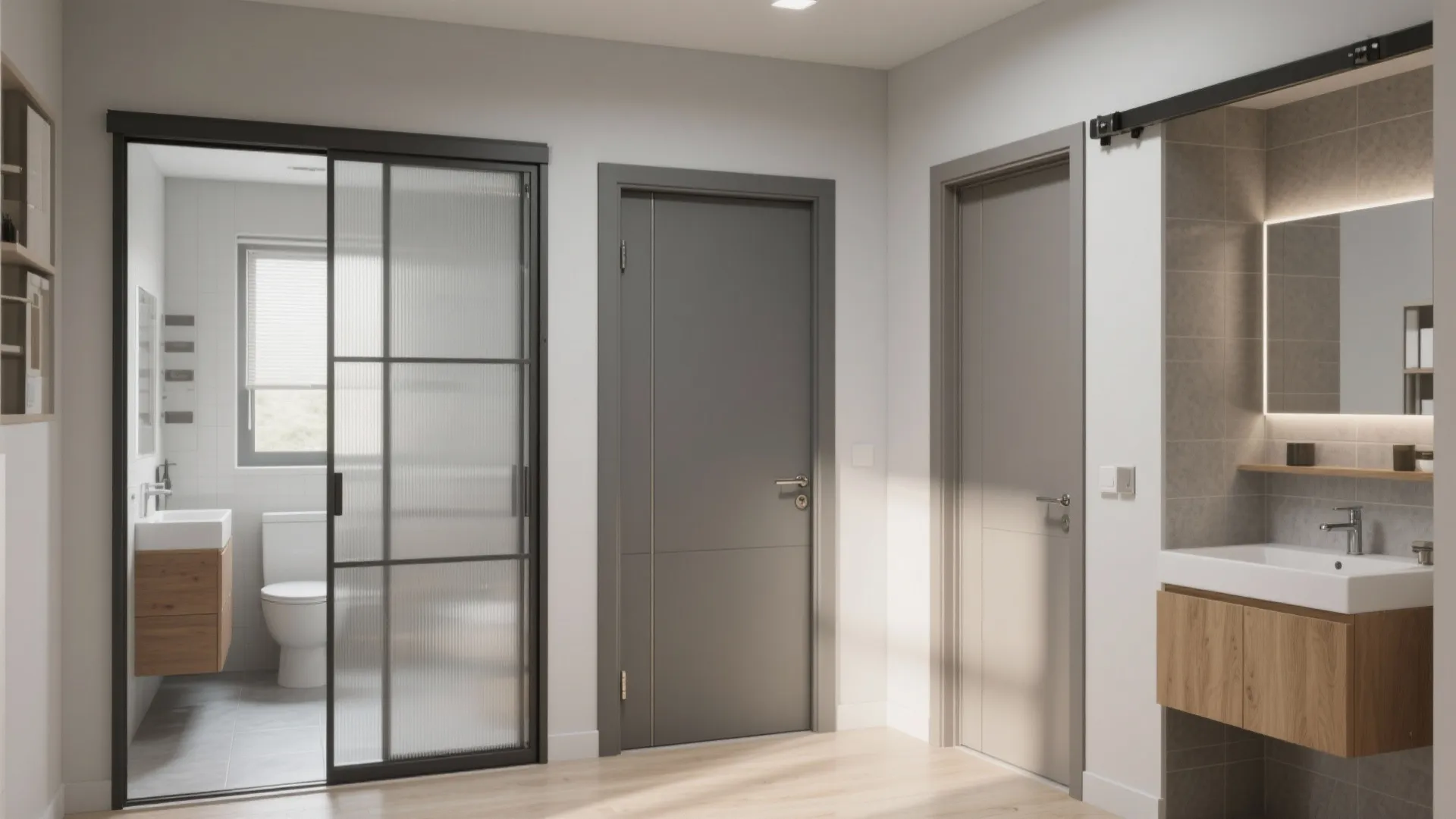 5 bathroom door design PVC ideas that really work: Smart, stylish, and space-savvy PVC bathroom door design ideas from a senior interior designer