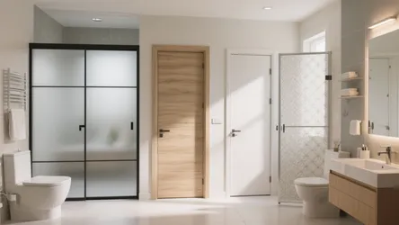 5 PVC Bathroom Door Designs for Modern Homes