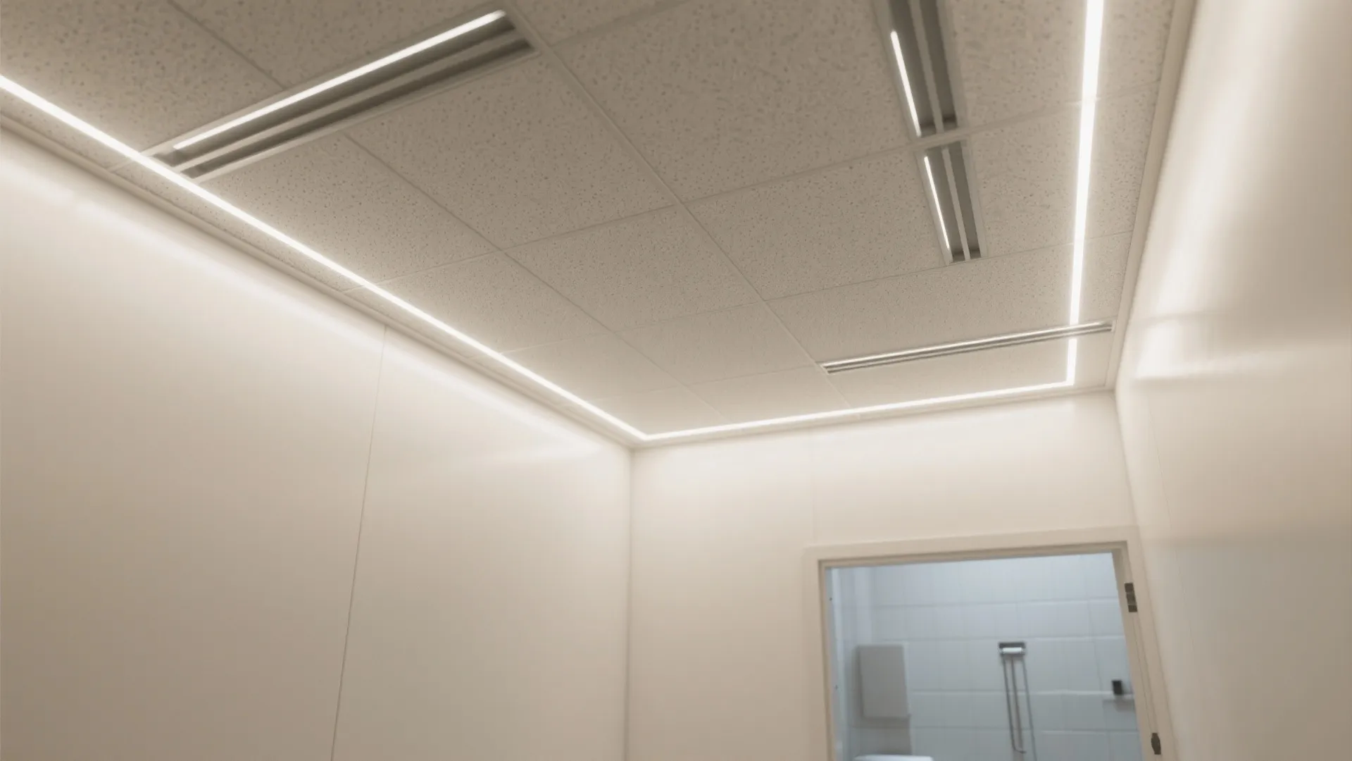 2) PVC Ceilings with Hidden Lighting