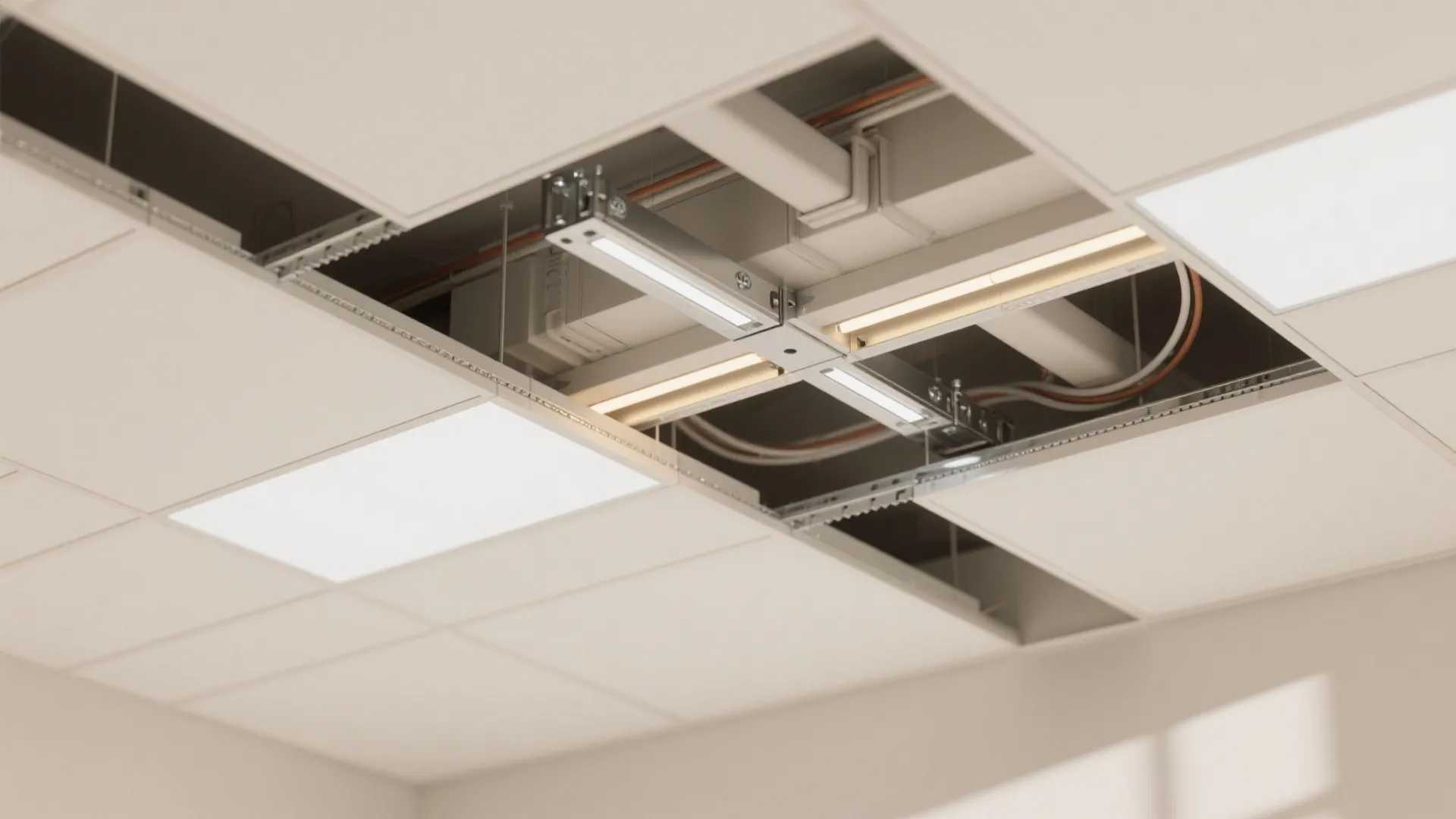 2) PVC Ceilings with Hidden Lighting