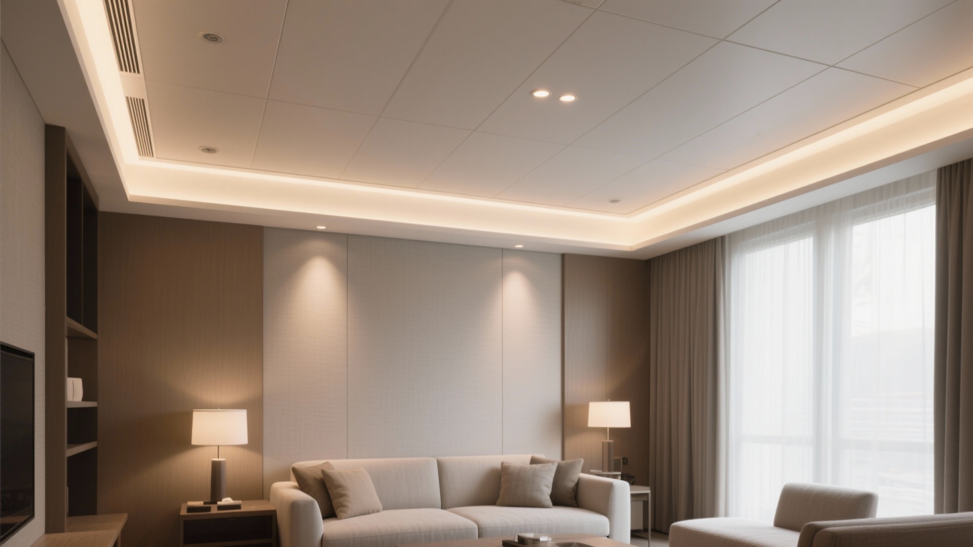 Simple Cove Design Using Pvc Living Room Feels Plain? 5 PVC Design for Living Room Fixes